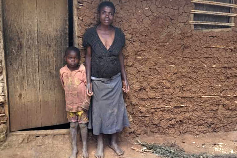 single mothers shelter construction project